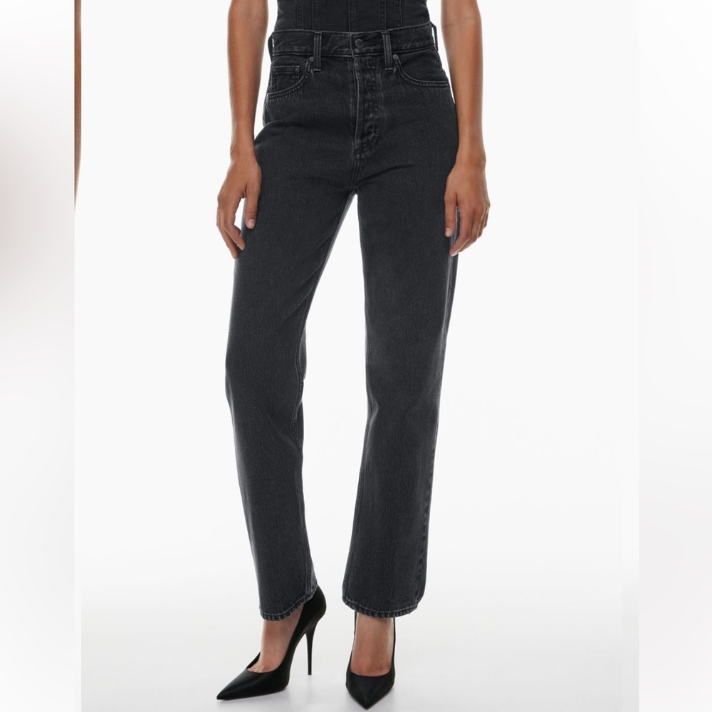 NWOT Aritzia Denim Forum The Joni High Rise Loose 29L Size 27